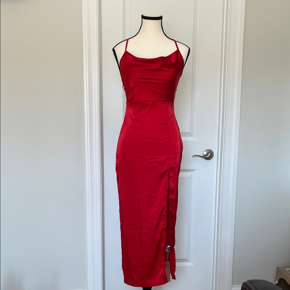 Red Sexy Maxi Dress 🌟